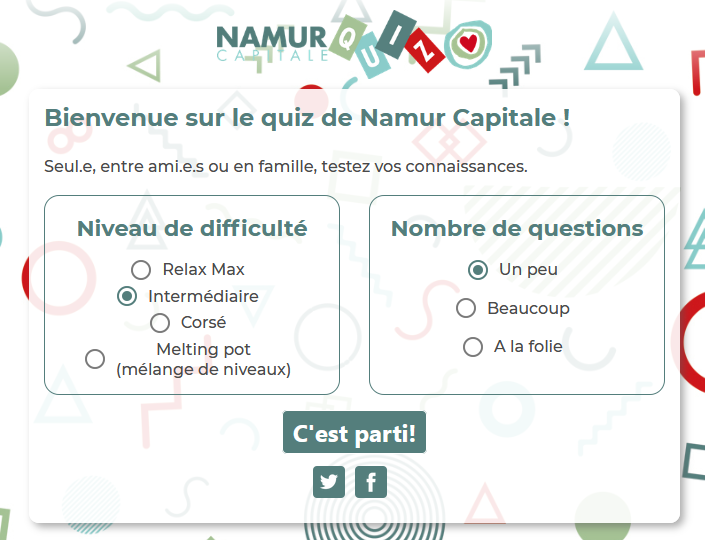 Namur Capitale Quiz
